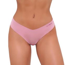 GymBeam Bezešvé kalhotky 3Pack Dusty Rose