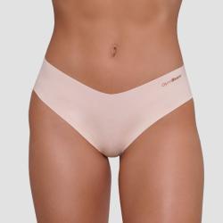GymBeam Bezešvé kalhotky Classic 3Pack Beige GymBeam Bezešvé kalhotky Classic 3Pack Beige