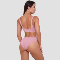 GymBeam Bezešvé kalhotky Classic 3Pack Dusty Rose