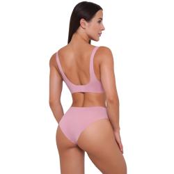 GymBeam Bezešvé kalhotky Classic 3Pack Dusty Rose