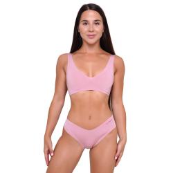 GymBeam Bezešvé kalhotky Classic 3Pack Dusty Rose
