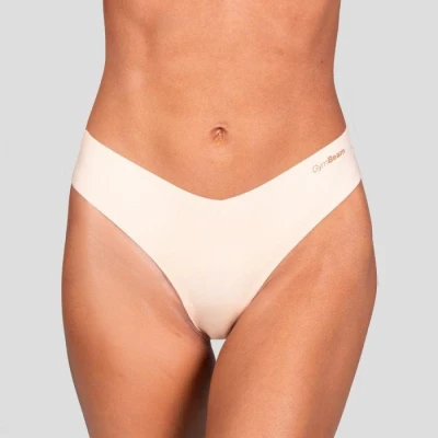 GymBeam Bezešvé kalhotky Comfy 3Pack Beige