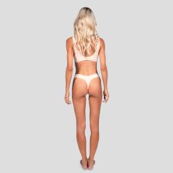 GymBeam Bezešvé kalhotky Comfy 3Pack Beige