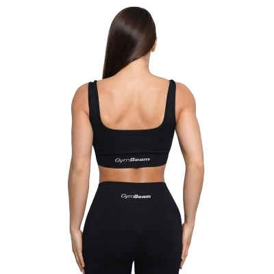 GymBeam Bezešvá sportovní podprsenka Lift Black