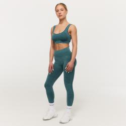 GymBeam Bezešvá sportovní podprsenka Lift Petrol