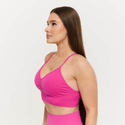 GymBeam Bezešvá sportovní podprsenka Sculpt Rose