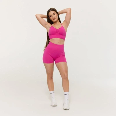 GymBeam Bezešvá sportovní podprsenka Sculpt Rose