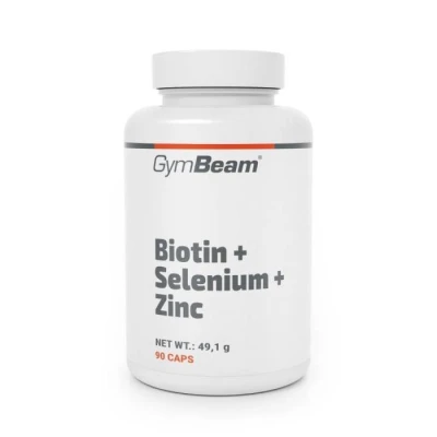 GymBeam Biotin + Selen + Zinek 90 kaps.