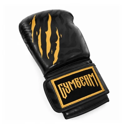 GymBeam Grind Black/Gold boxerské rukavice