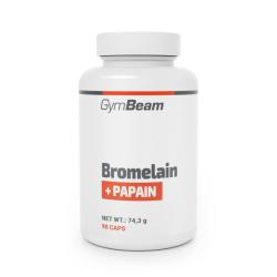 GymBeam Bromelain Papain 90 kaps.