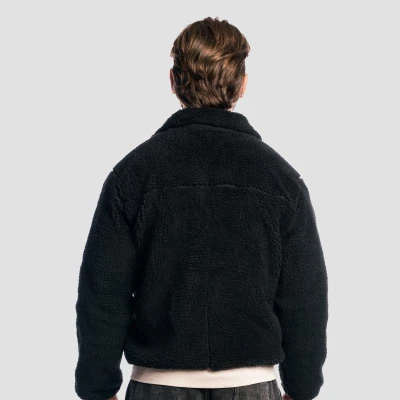 GymBeam Sherpa Black pánská bunda