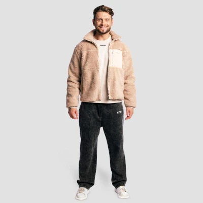 GymBeam Sherpa Canyon béžová pánská bunda