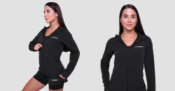 GymBeam Dámská běžecká bunda Pulse Black