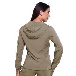 GymBeam Dámská běžecká bunda Pulse Vetiver