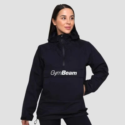 GymBeam Dámská bunda Rain Smock Black POUZE M (VÝPRODEJ)