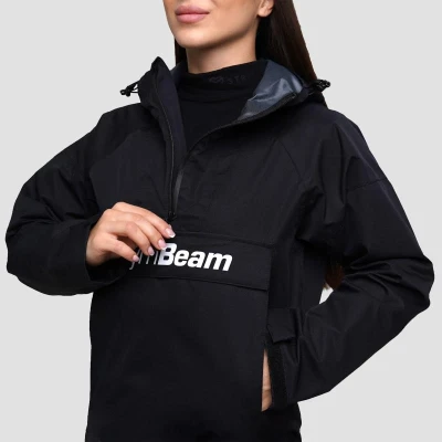 GymBeam Dámská bunda Rain Smock Black POUZE M (VÝPRODEJ)