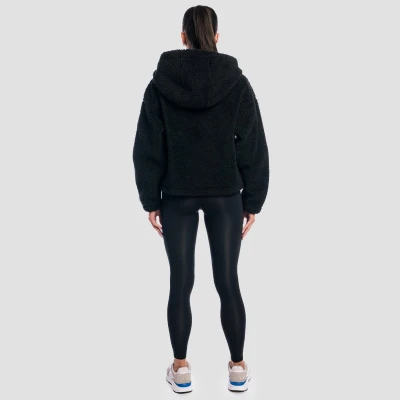 GymBeam Sherpa Black dámská bunda