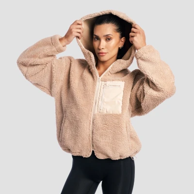 GymBeam Sherpa Canyon béžová dámská bunda