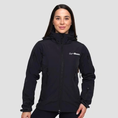 GymBeam Dámská bunda Softshell Black GymBeam Dámská bunda Softshell Black