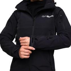 GymBeam Dámská bunda Softshell Black POUZE L (VÝPRODEJ)