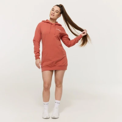 GymBeam Dámská Longline mikina Limitless Cinnamon