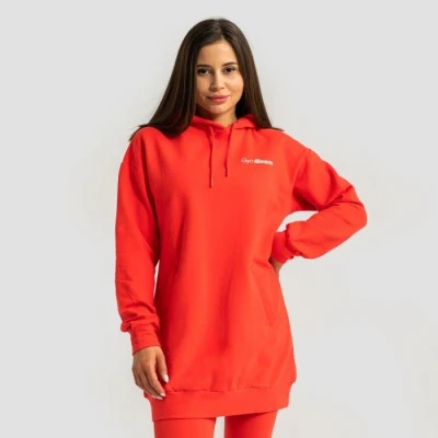 GymBeam Dámská Longline mikina Limitless Hot Red GymBeam Dámská Longline mikina Limitless Hot Red