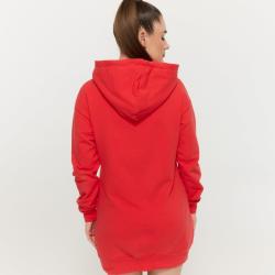 GymBeam Dámská Longline mikina Limitless Hot Red