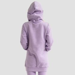 GymBeam Dámská Longline mikina Limitless Lavender