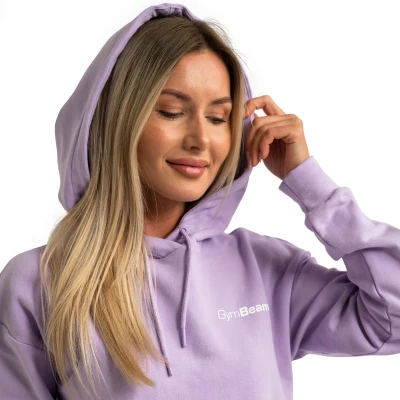 GymBeam Dámská Longline mikina Limitless Lavender