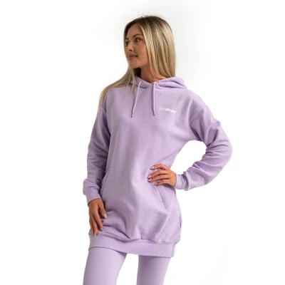 GymBeam Dámská Longline mikina Limitless Lavender