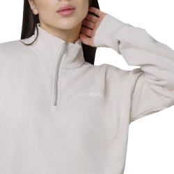 GymBeam Dámská mikina 1/2 Zip Agile Desert