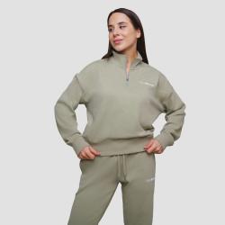 GymBeam Dámská mikina Agile ½ Zip Sage