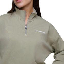 GymBeam Dámská mikina Agile ½ Zip Sage