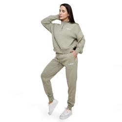 GymBeam Dámská mikina Agile ½ Zip Sage