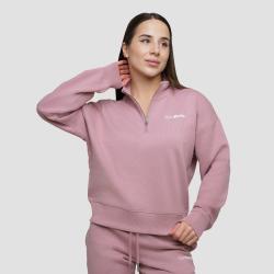 GymBeam Dámská mikina Agile ½ Zip Woodrose
