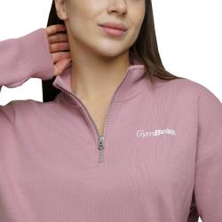 GymBeam Dámská mikina Agile ½ Zip Woodrose