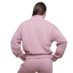 GymBeam Dámská mikina Agile ½ Zip Woodrose