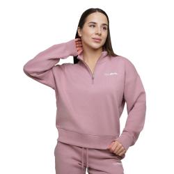 GymBeam Dámská mikina Agile ½ Zip Woodrose