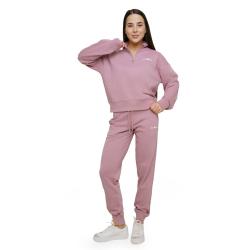 GymBeam Dámská mikina Agile ½ Zip Woodrose