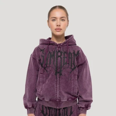 GymBeam Dámská mikina Abyss Raisin GymBeam Dámská mikina Abyss Raisin