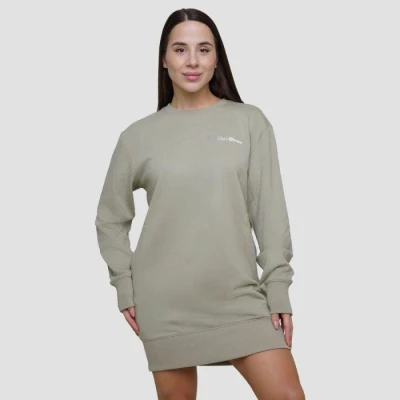 GymBeam Dámská mikina Agile Longline Sage GymBeam Dámská mikina Agile Longline Sage