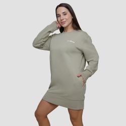 GymBeam Dámská mikina Agile Longline Sage