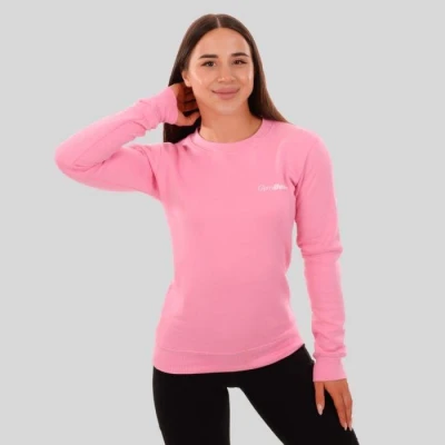 GymBeam Dámská mikina Basic Jumper Baby Pink GymBeam Dámská mikina Basic Jumper Baby Pink