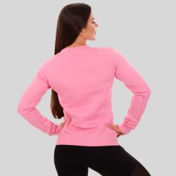 GymBeam Dámska mikina Basic Jumper Baby Pink