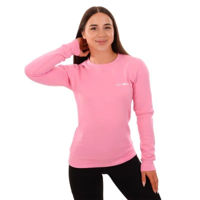 GymBeam Dámská mikina Basic Jumper Baby Pink