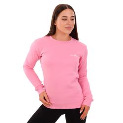 GymBeam Dámska mikina Basic Jumper Baby Pink