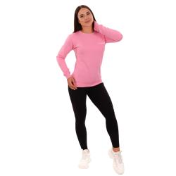 GymBeam Dámska mikina Basic Jumper Baby Pink