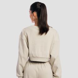 GymBeam Dámská mikina Cropped Aura Grey