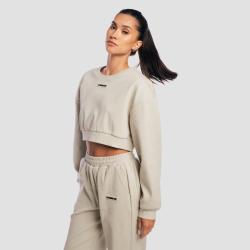 GymBeam Dámská mikina Cropped Aura Grey