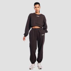 GymBeam Dámská mikina Cropped Aura Tee Brown